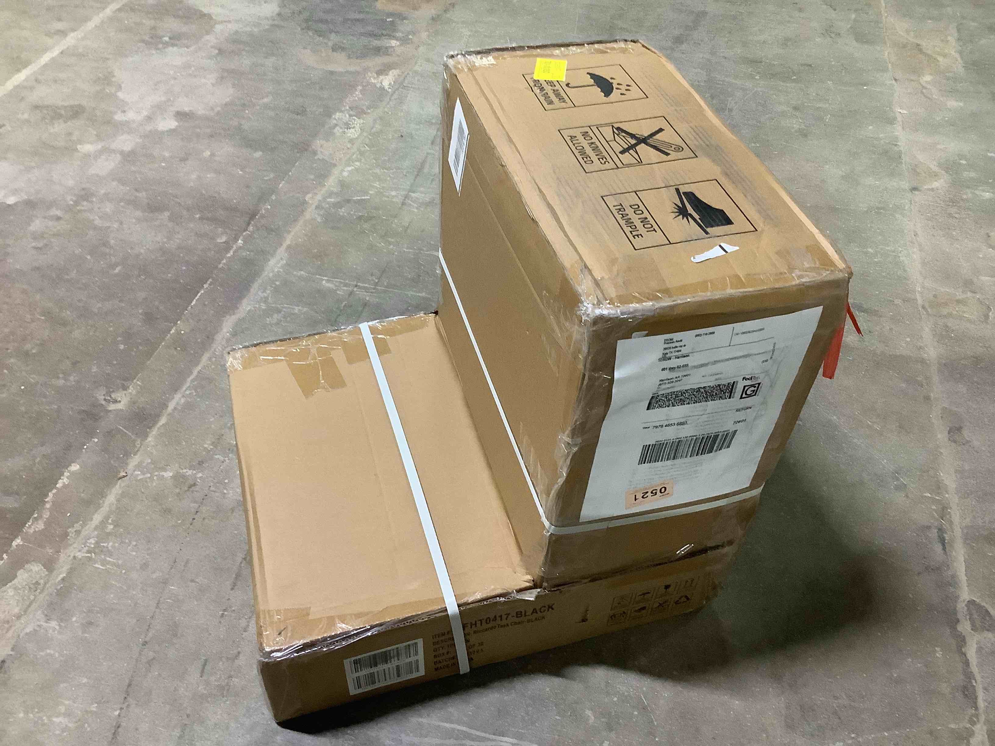 Condition photo showing Good Condition for Lundgren Faux Leather Task Chair with Padded Arms