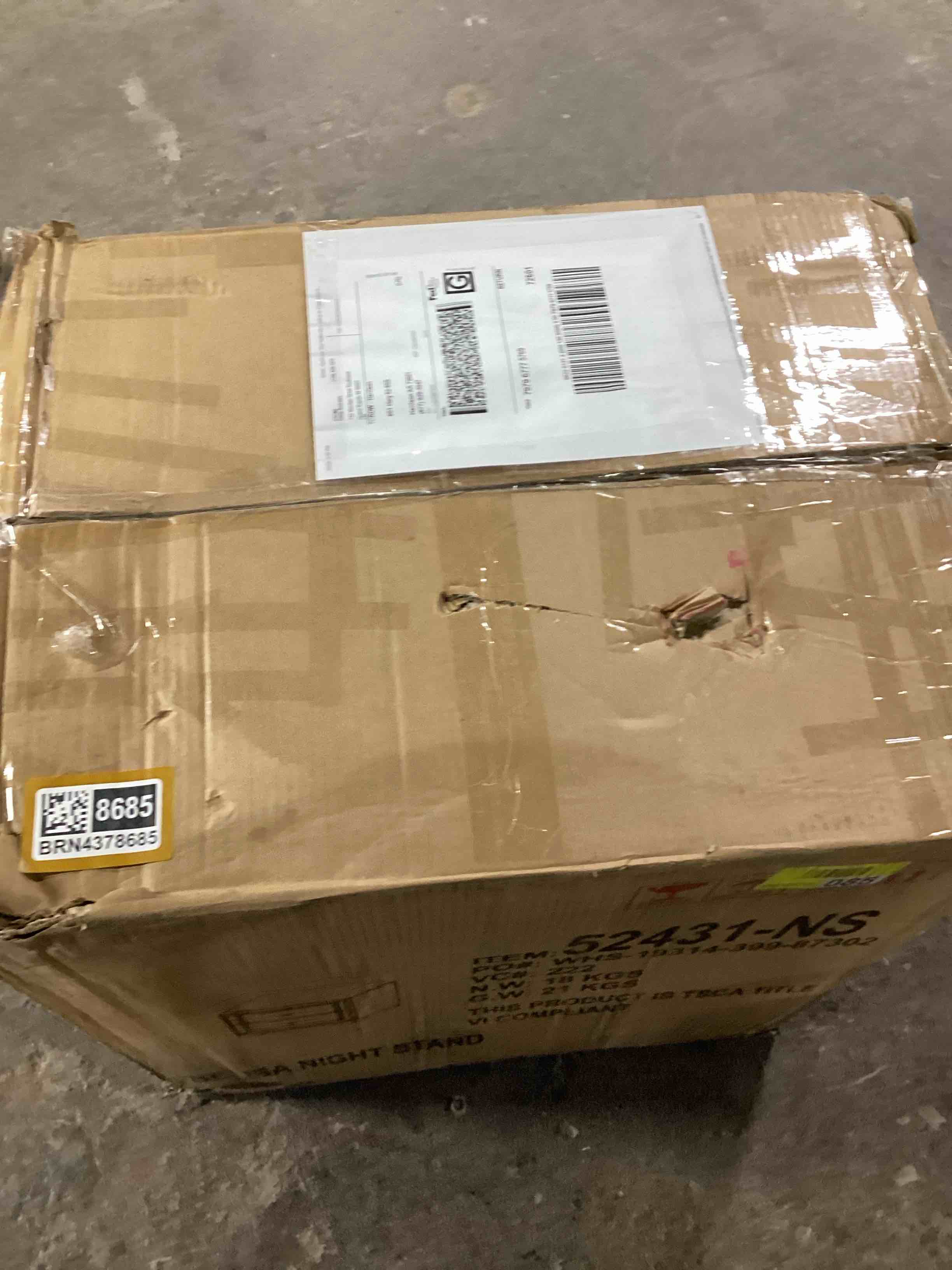 Condition photo showing Good Condition for Fazeley Solid + Manufactured Wood Nightstand