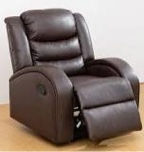 faux air leather recliner chair of box2