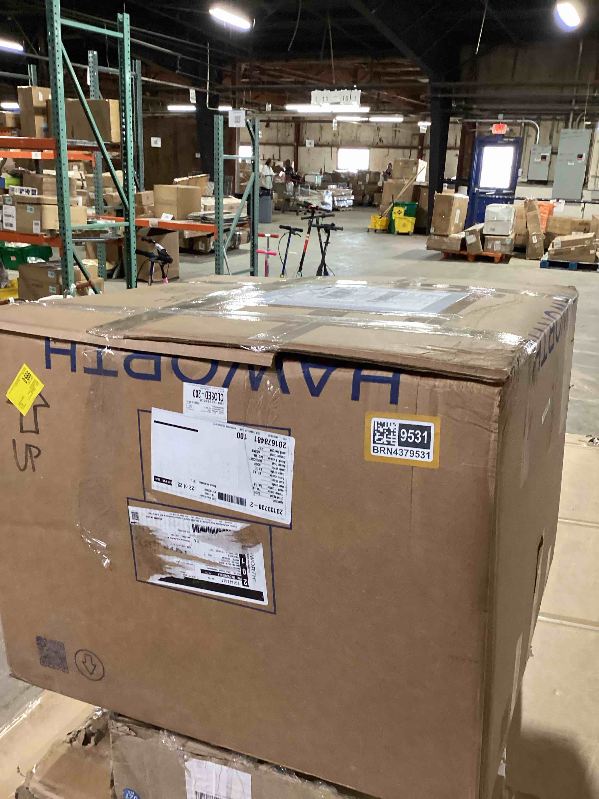 Condition photo showing Good Condition for leston wide upholstered fabric accent armchair with solid wood leg