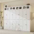 86.7'' h x 94.48'' w book cabinet storage bookcase set