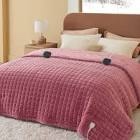 cozy winter collection bedsure quilted electric heated blanket