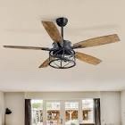 rasco 52\u0027\u0027 5 wooden blades ceiling fan with light kit and remote control included