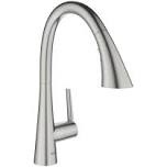 ZEDRA Single-Handle Pull Down Kitchen Faucet Triple Spray 1.75 GPM