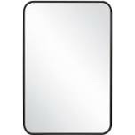 Ahn Bathroom Vanity Mirror with Aluminum Frame and Tempered Glass