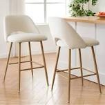 (DIRTY/STAINED) white wool stool