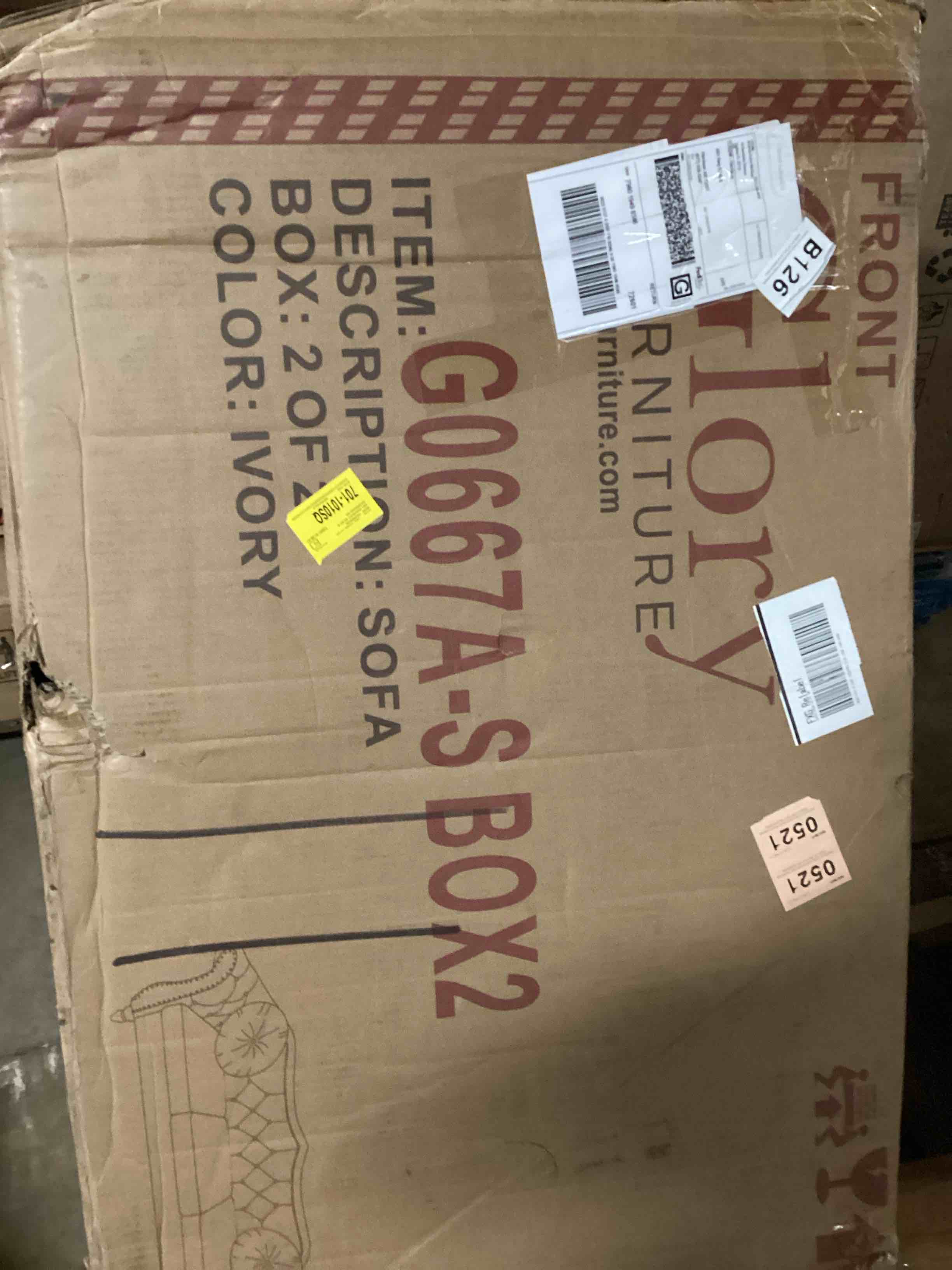 Condition photo showing Good Condition for upholstered sofa