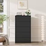5 black droor dresser