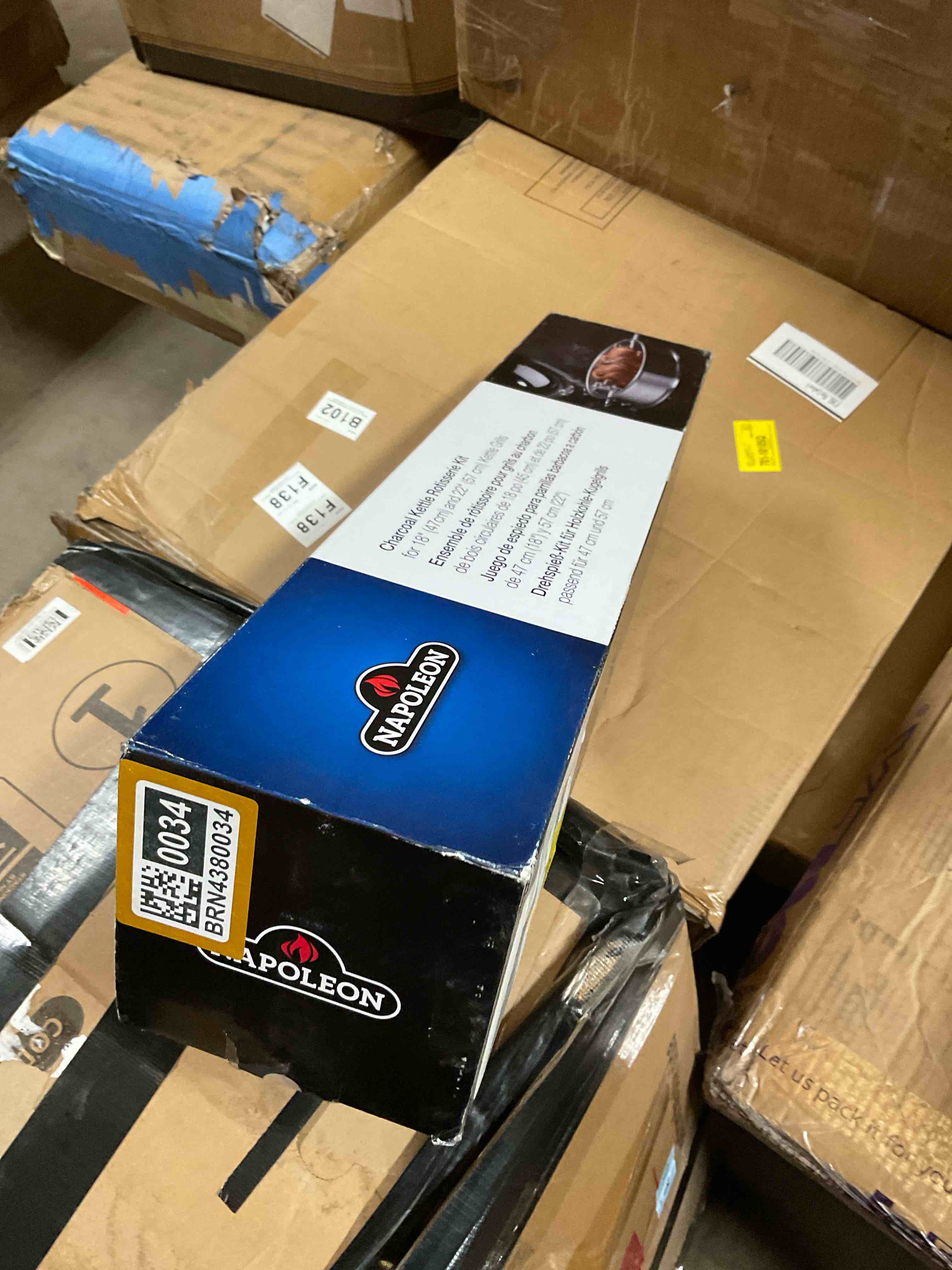 Condition photo showing Good Condition for charcoal kettle rotisserie kit