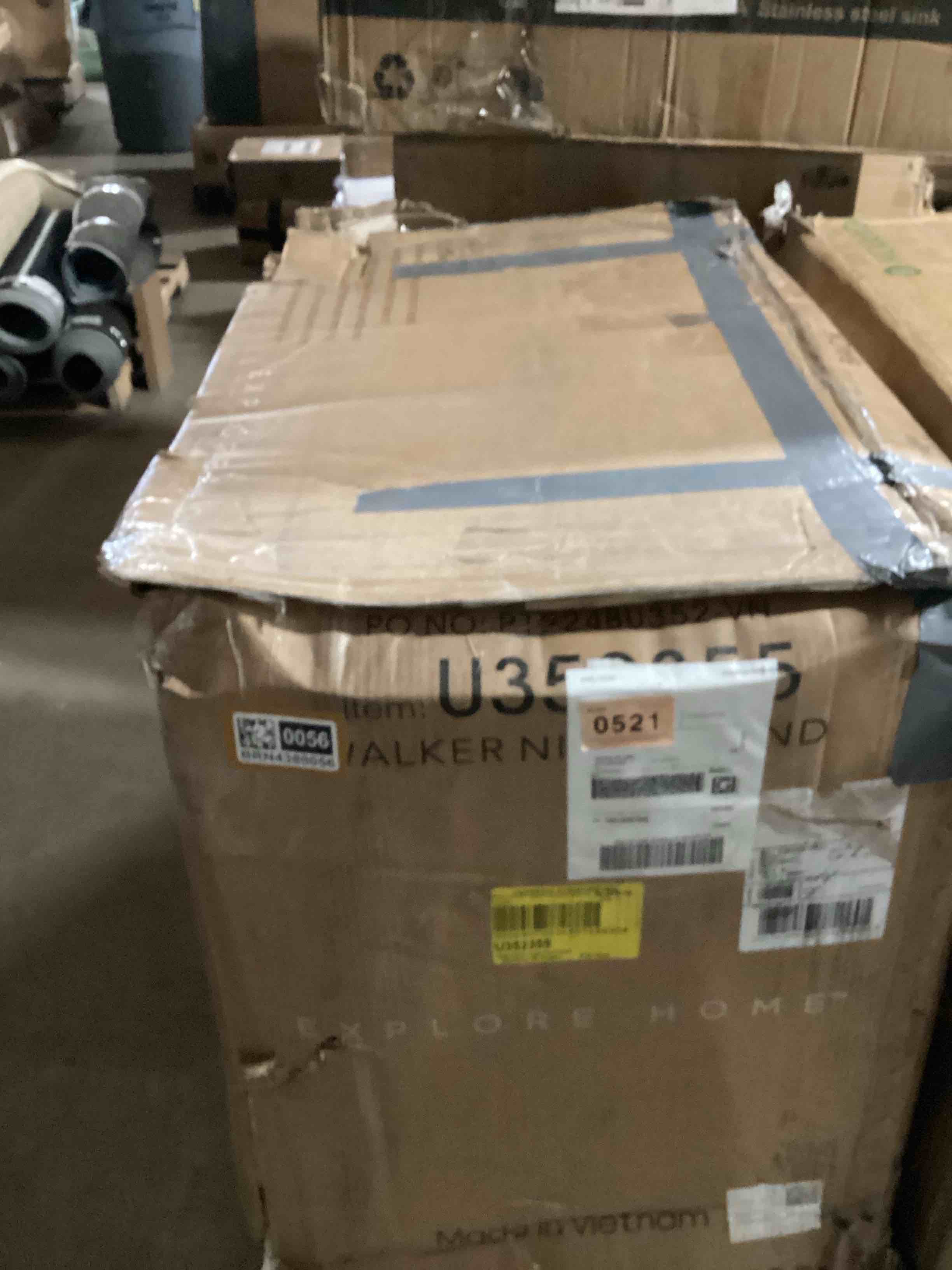 Condition photo showing Good Condition for walker 2 - drawer nightstand in tan