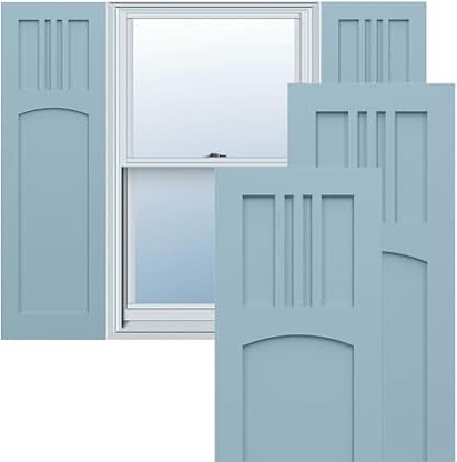 enduracore composite san juan capistrano mission style shutterssky  blue
