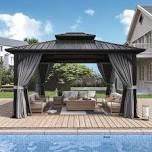 incomplete 12x14 patio metal combo