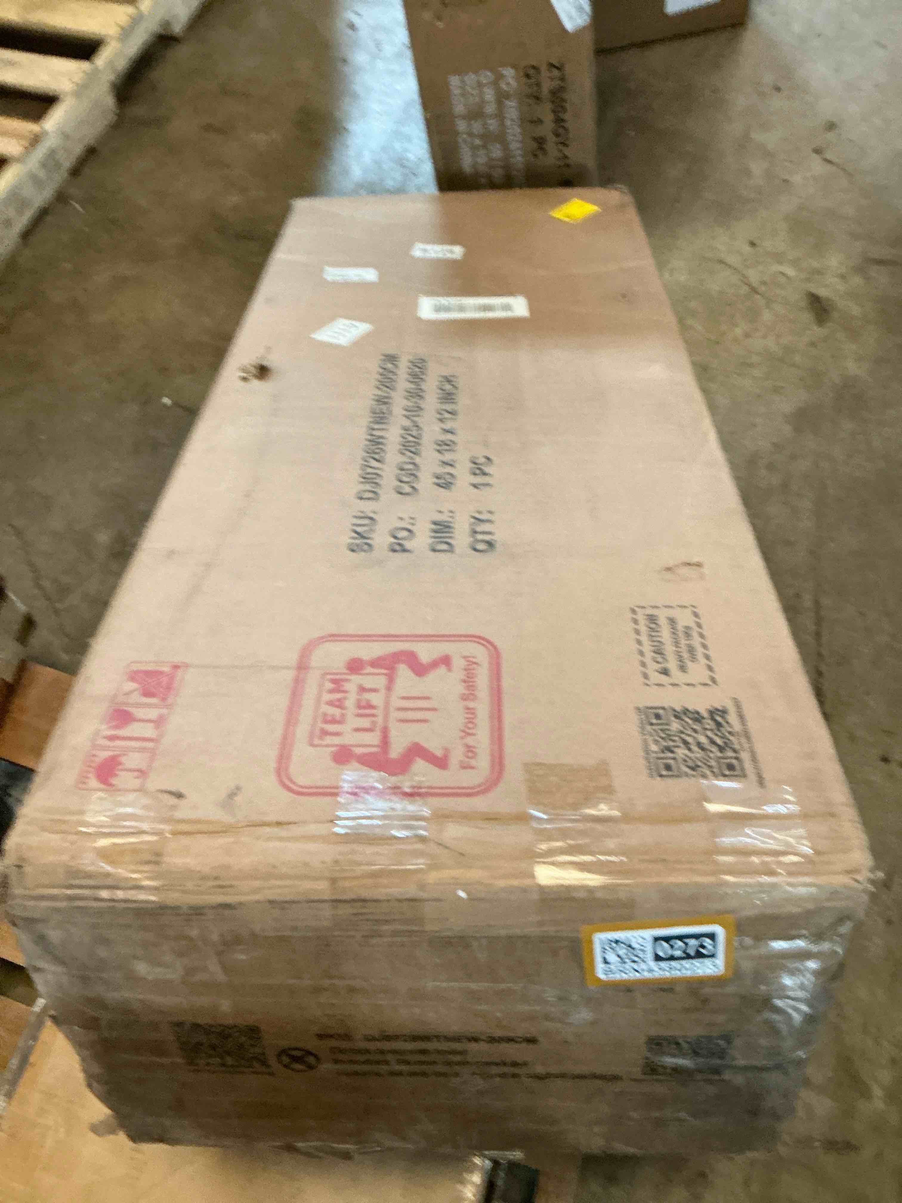 Condition photo showing Good Condition for 71" led tv stand for tvs up to 80" with adjustable shelves, led lights, large high gloss gaming entertainment center