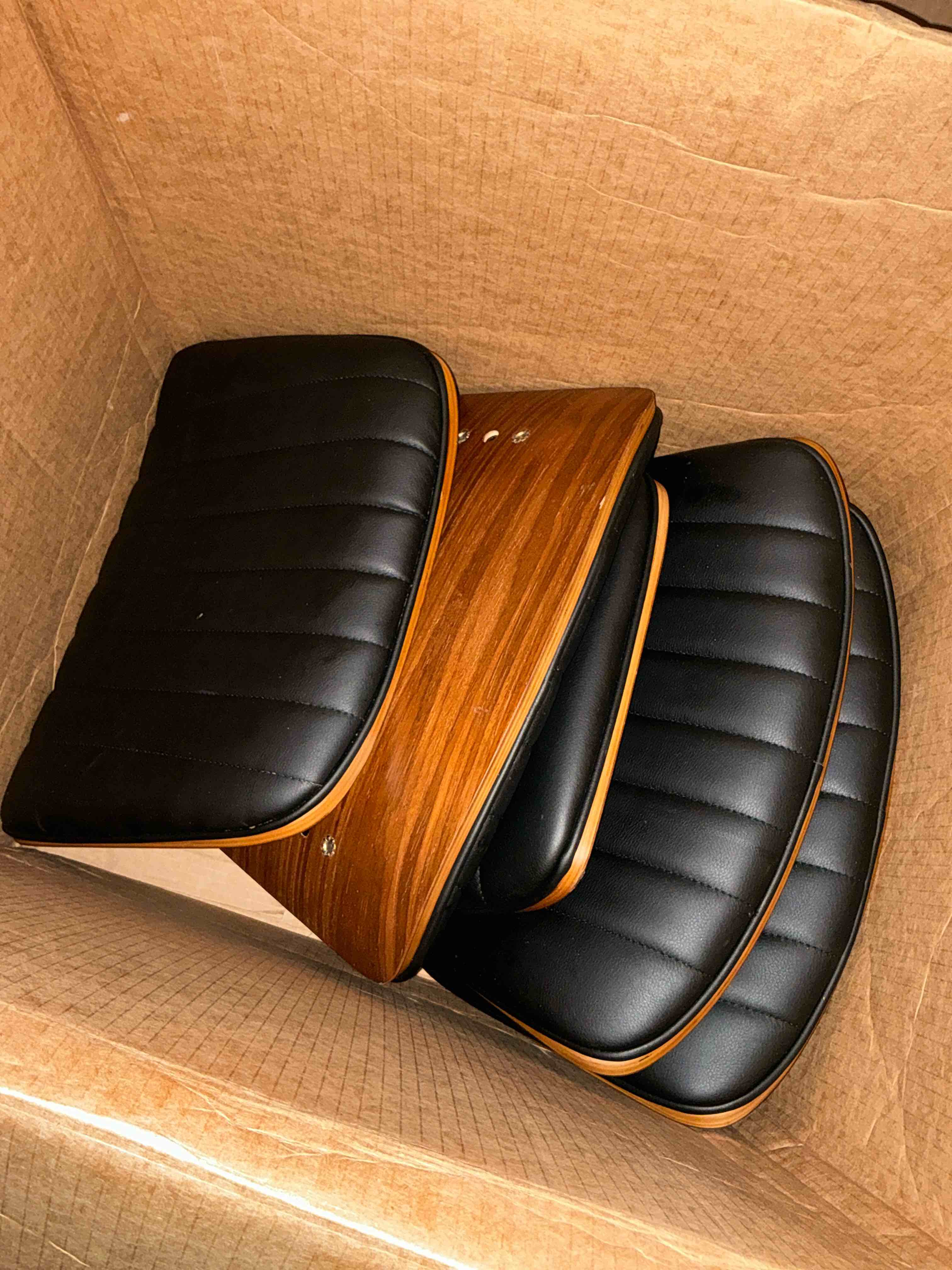 Condition photo showing Good Condition for wood cushioned chair parts