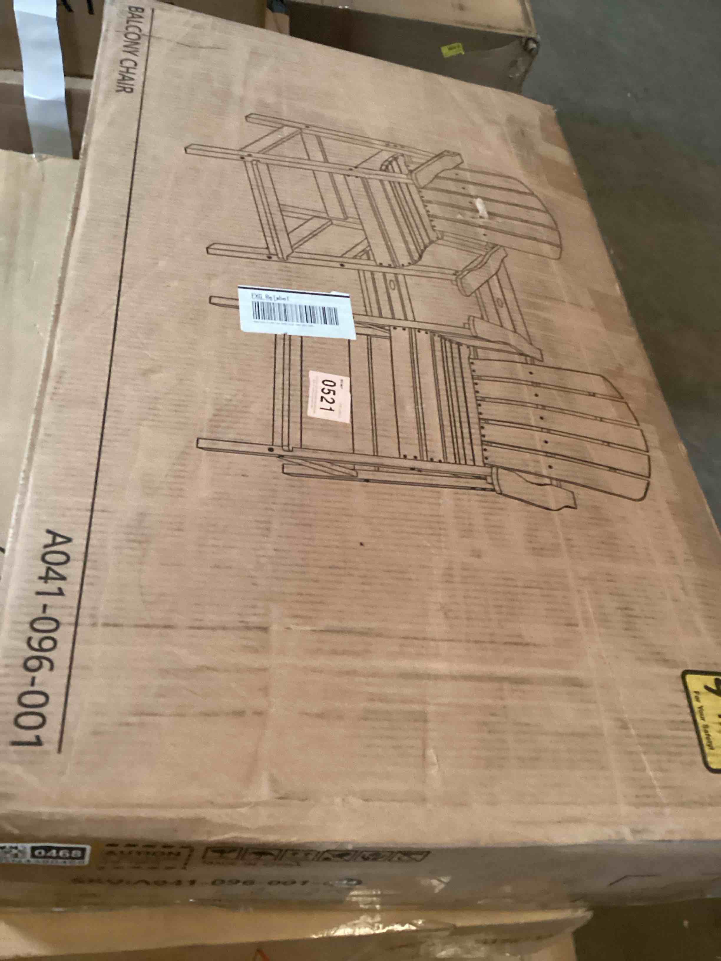 Condition photo showing Good Condition for wolak hdpe outdoor adirondack chair set with detachable tray