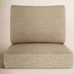 lani sunbrella® 24" outdoor lounge chair seat/back cushion