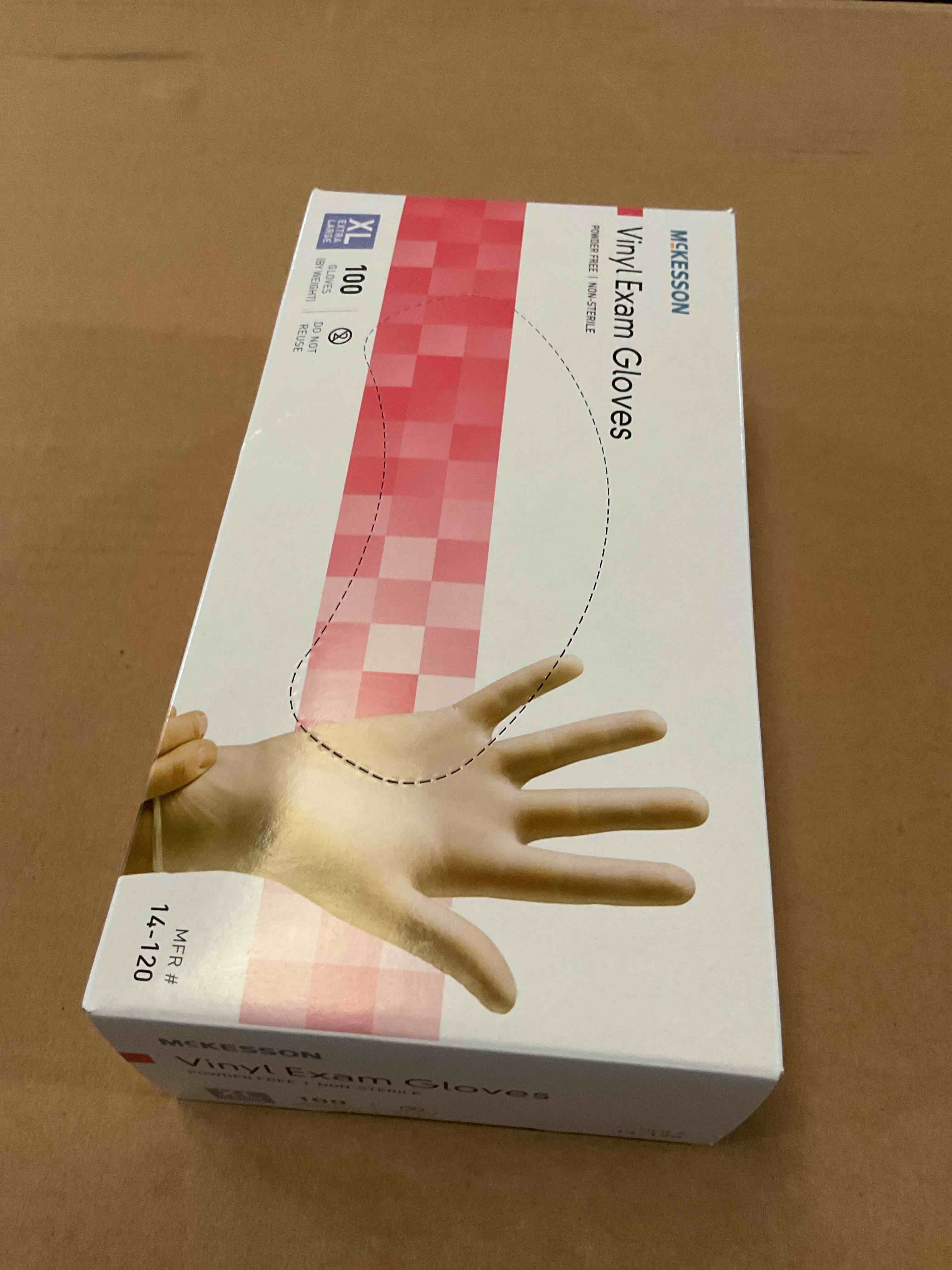 Condition photo showing Good Condition for vinyl exam gloves