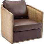 beandon 30.12'' wide swivel barrel chair,single armchair,360 degree swivel barrel club chair