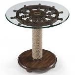 magnussen home glass tabletop with stand