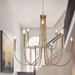 Otho 9 - Light Oversize 41in Candle Style Classic Chandelier  UL Certified
