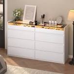 8 drawer 47.36" w double dresser
