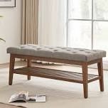 Hahnville Tufted Upholstered Storage Bench