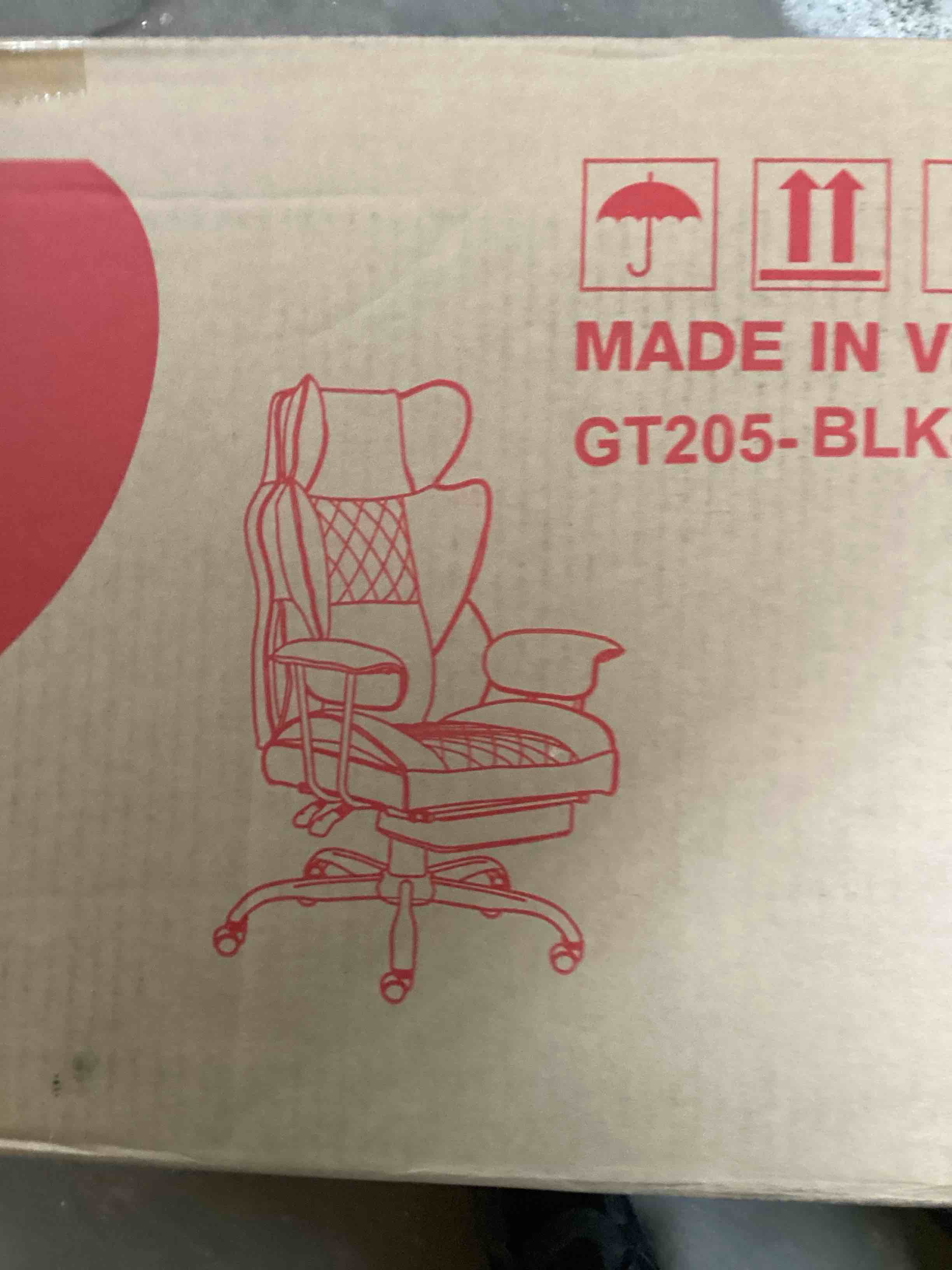 Condition photo showing Good Condition for GTPLAYER GAMING CHAIR MODEL: GT205-BLK-N