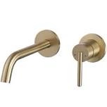 7.5" Wall Mounted Bathroom Faucet, Single Handle Lavatory Sink Faucet Bathroom Vessel Sink Faucet With Optional Drain Assembly