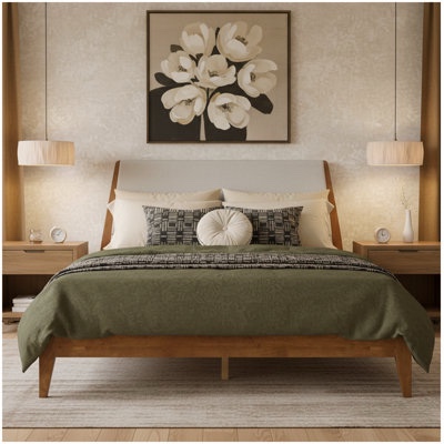 upholstered bed frame