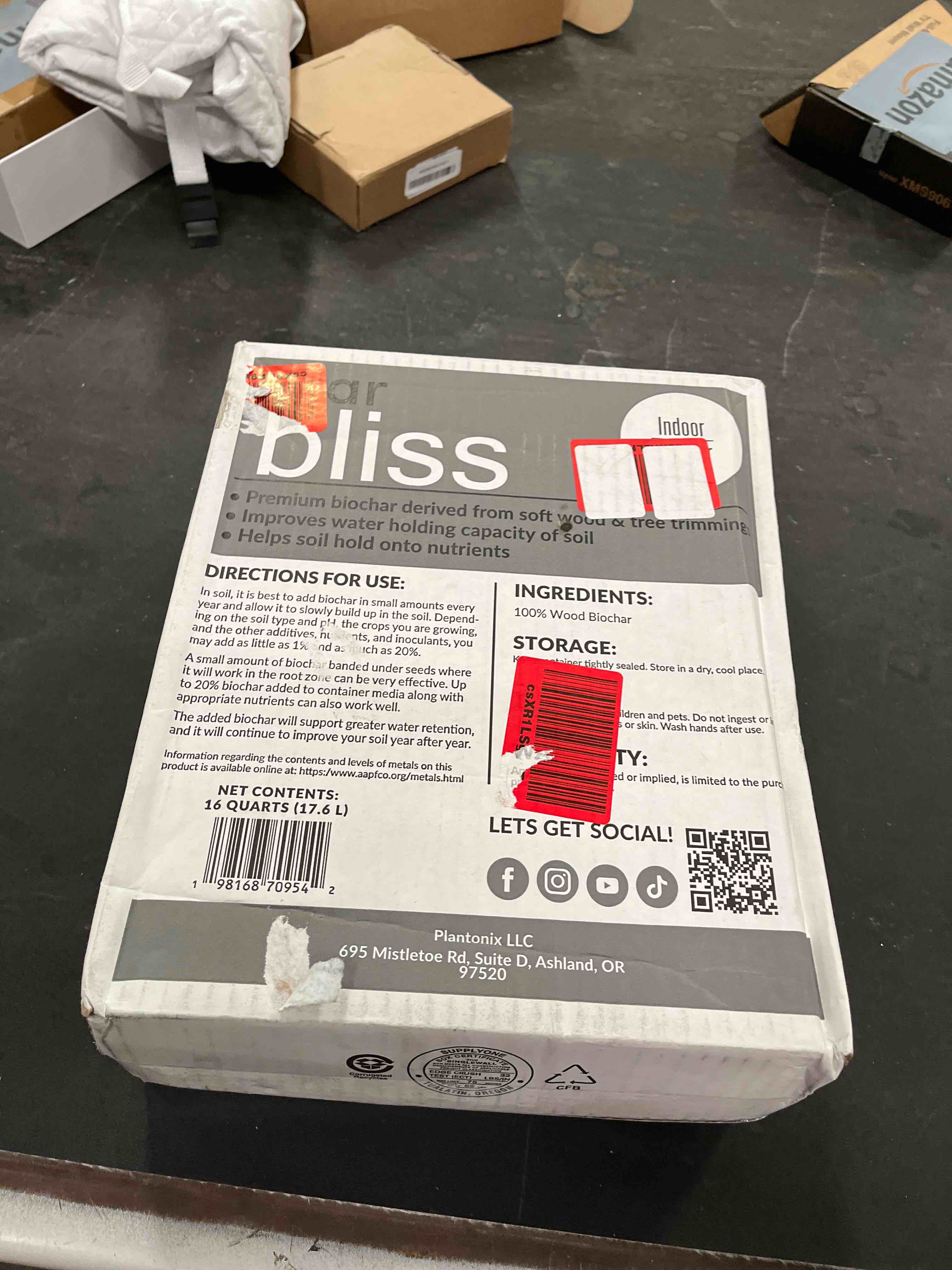 Condition photo showing Good Condition for char bliss (16 qts) - organic biochar for plants - omri-listed biochar soil amendment organic - bio 