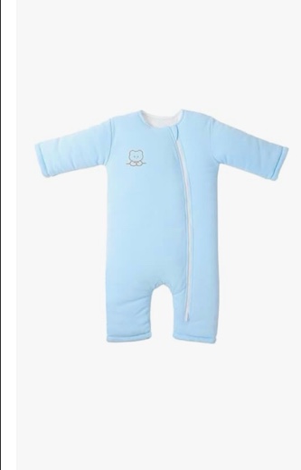 Premium Cotton Baby Sleep Sack with Legs Warm Winter 3-6 Months 2.5 Tog, Wearable Blanket Sleeping B