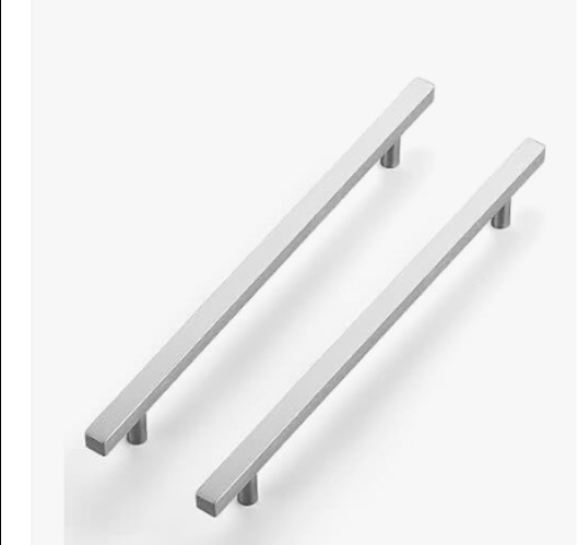 ravinte 20 pack 10 inch kitchen square cabinet handles satin nickel pulls brushed nickel kitchen cab