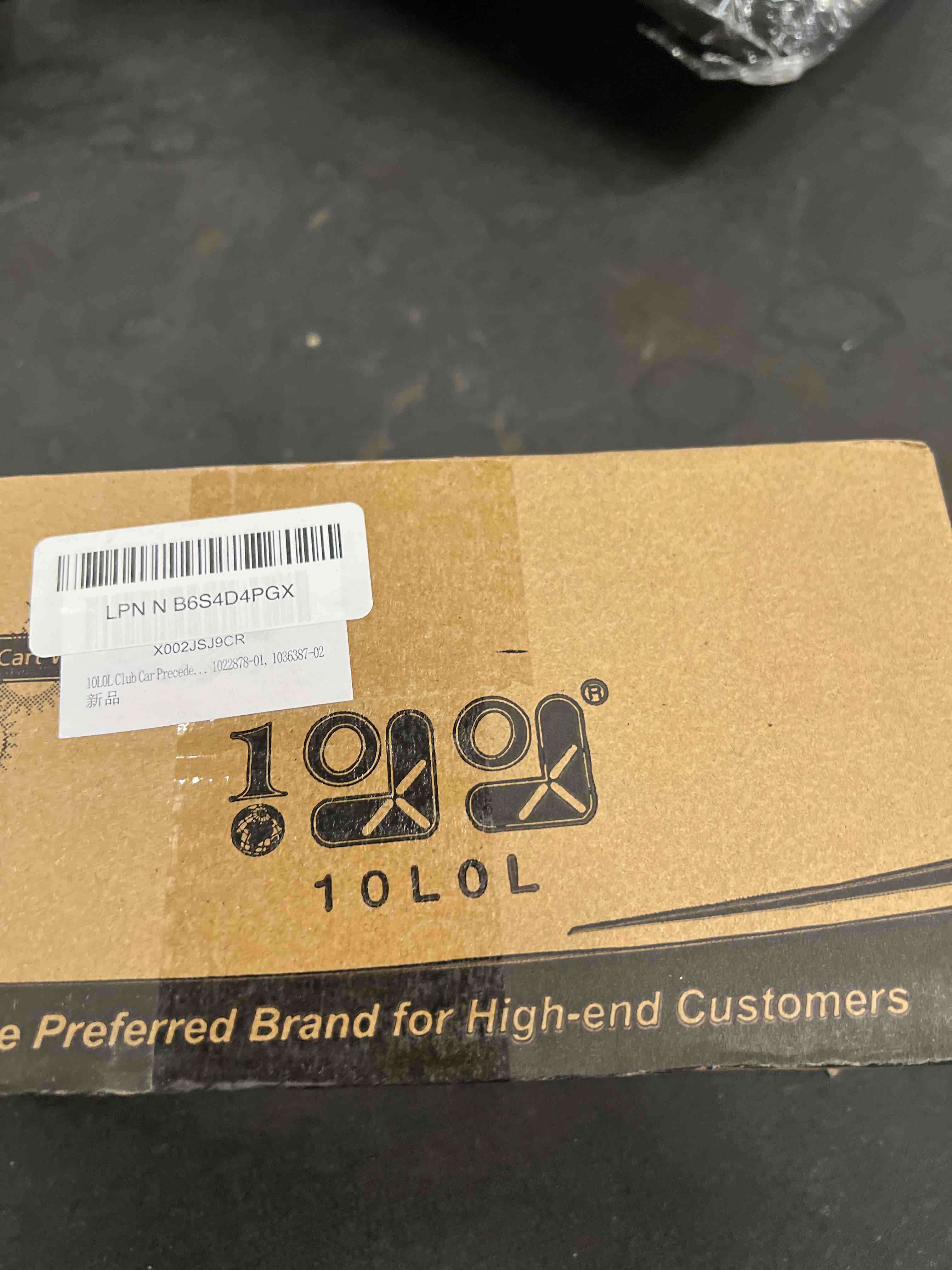 Condition photo showing Good Condition for 10l0l club car precedent passenger side spindle assembly for 2004-up gas and electric golf cart models, replaces oem # 1022878-01, 1036387-02