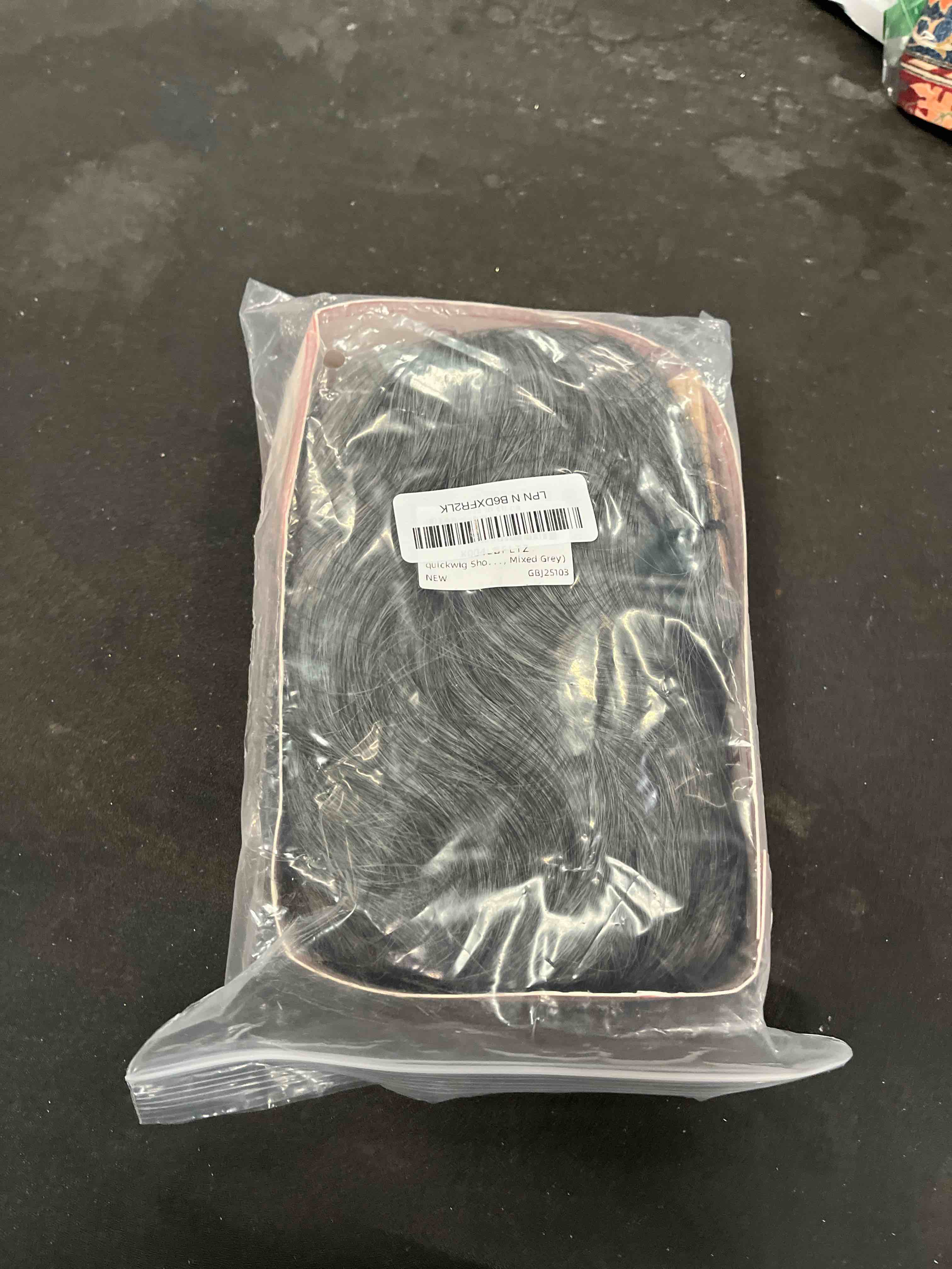 Condition photo showing Good Condition for quickwig short loose wave bob wig side part body wave wigs salt & pepper curly wavy wig for women gr