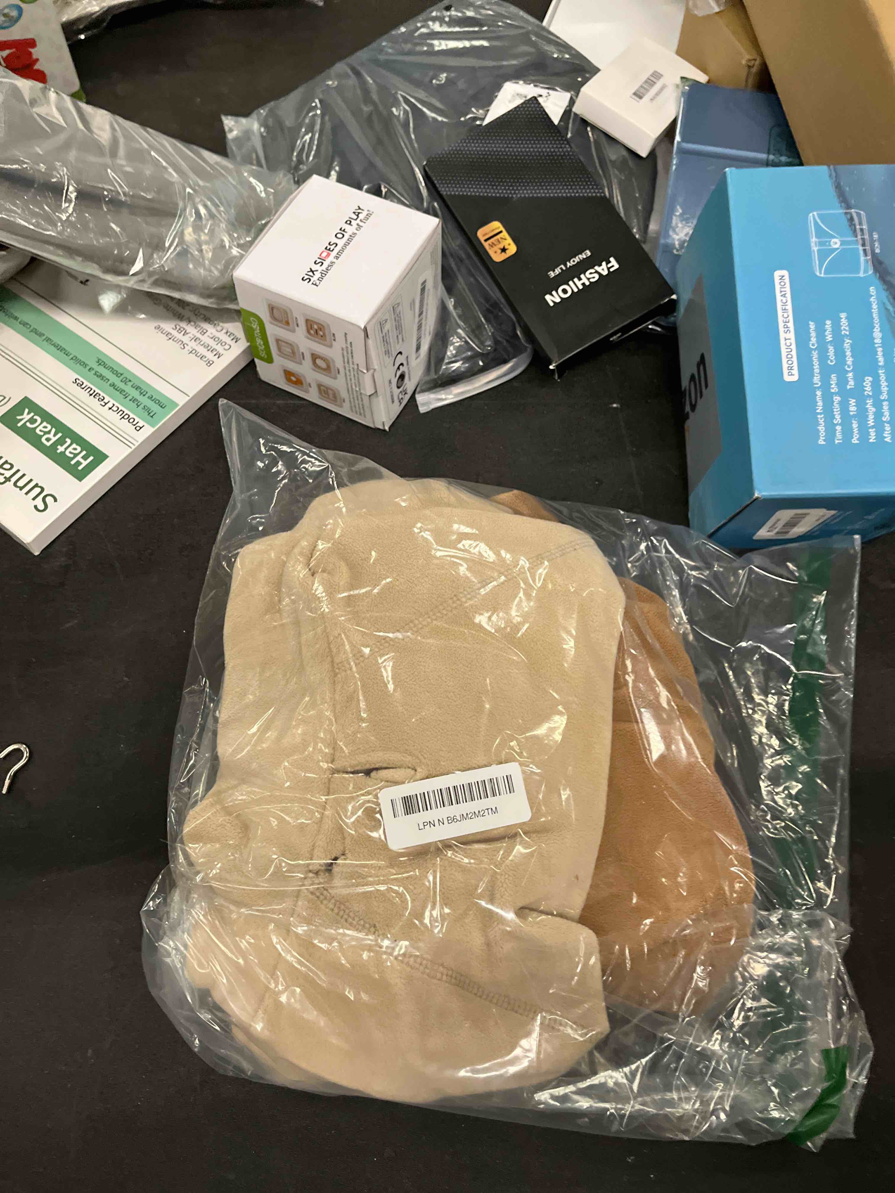 Condition photo showing Good Condition for iecoii 2 pack large dog vest for winter with leash hole - warm & stretchy fleece sweaters for outdoor, cozy soft cold weather coats for labrador, machine washable (size 3xl, dark brown & light brown) dark brown & light brown xxx-large(chest girth: 26.4")
