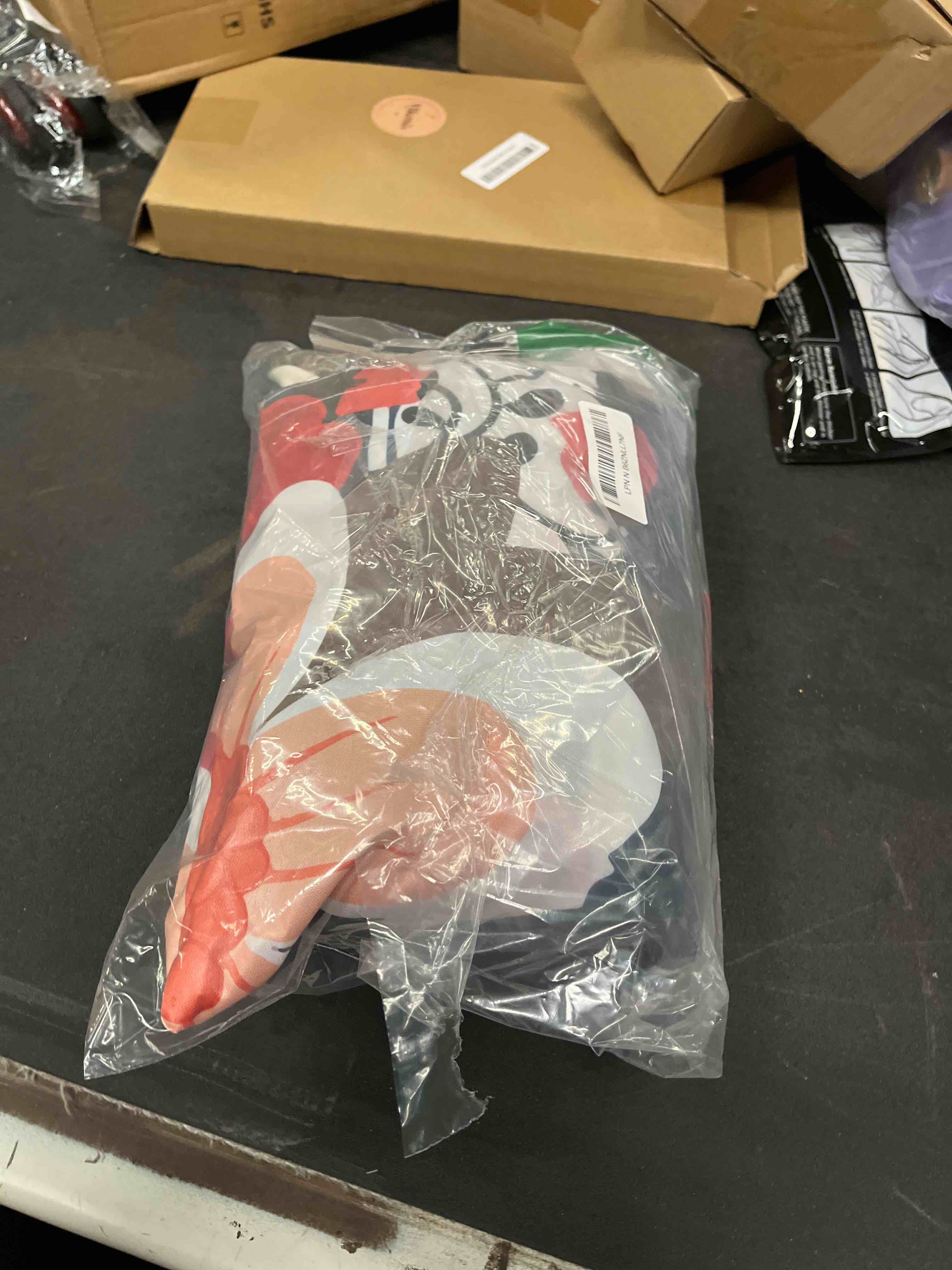 Condition photo showing Good Condition for fitted picnic table cover with bench covers set, waterproof lightweight rectangle 72in folding table cloths canopy shade slipcover cool unique fun camping gift for camper women men family rv owners blue white stripes flowers 72in