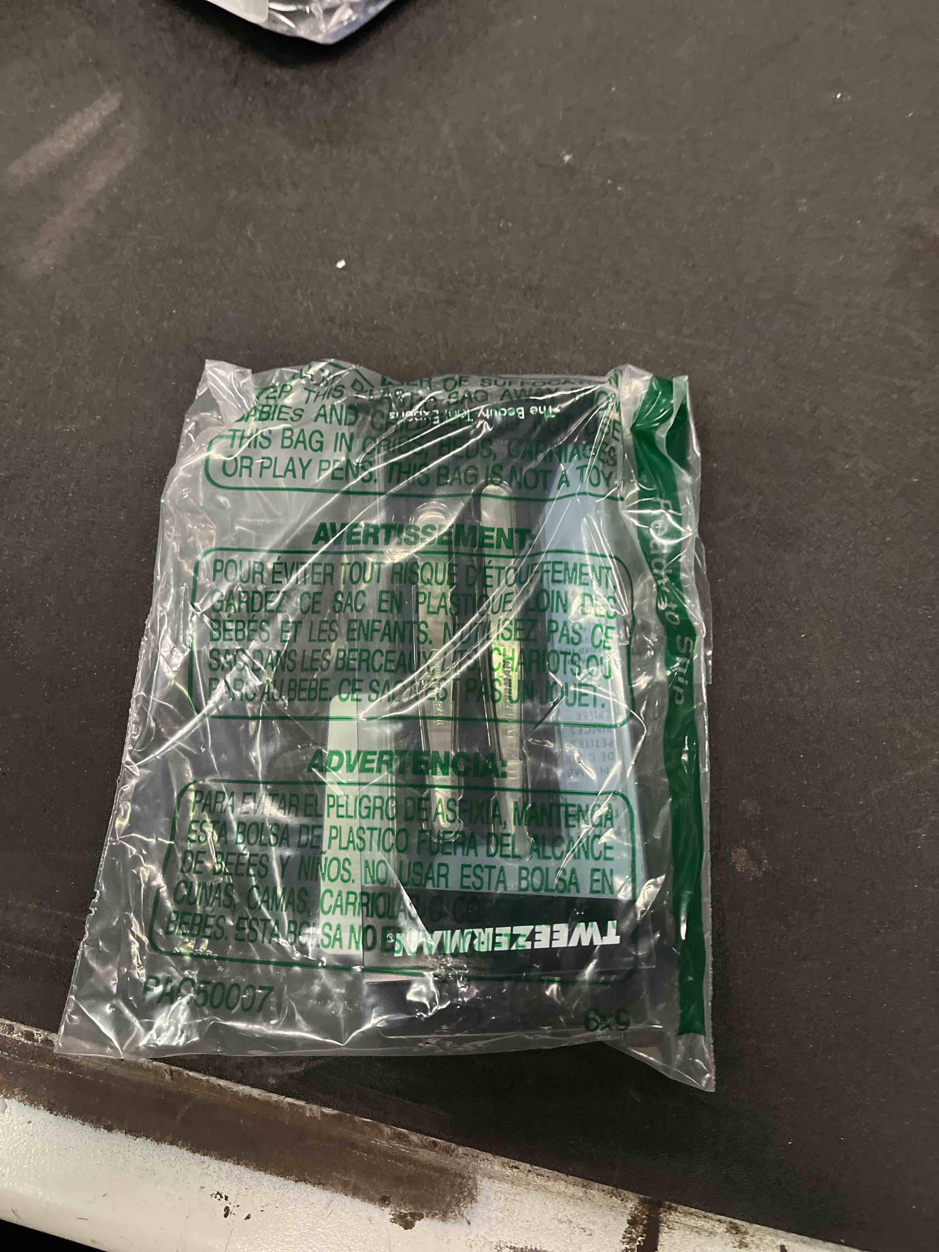 Condition photo showing Good Condition for tweezerman petite tweeze set with travel case - point and slant tweezers, tweezers for travel (black case) 2 piece set