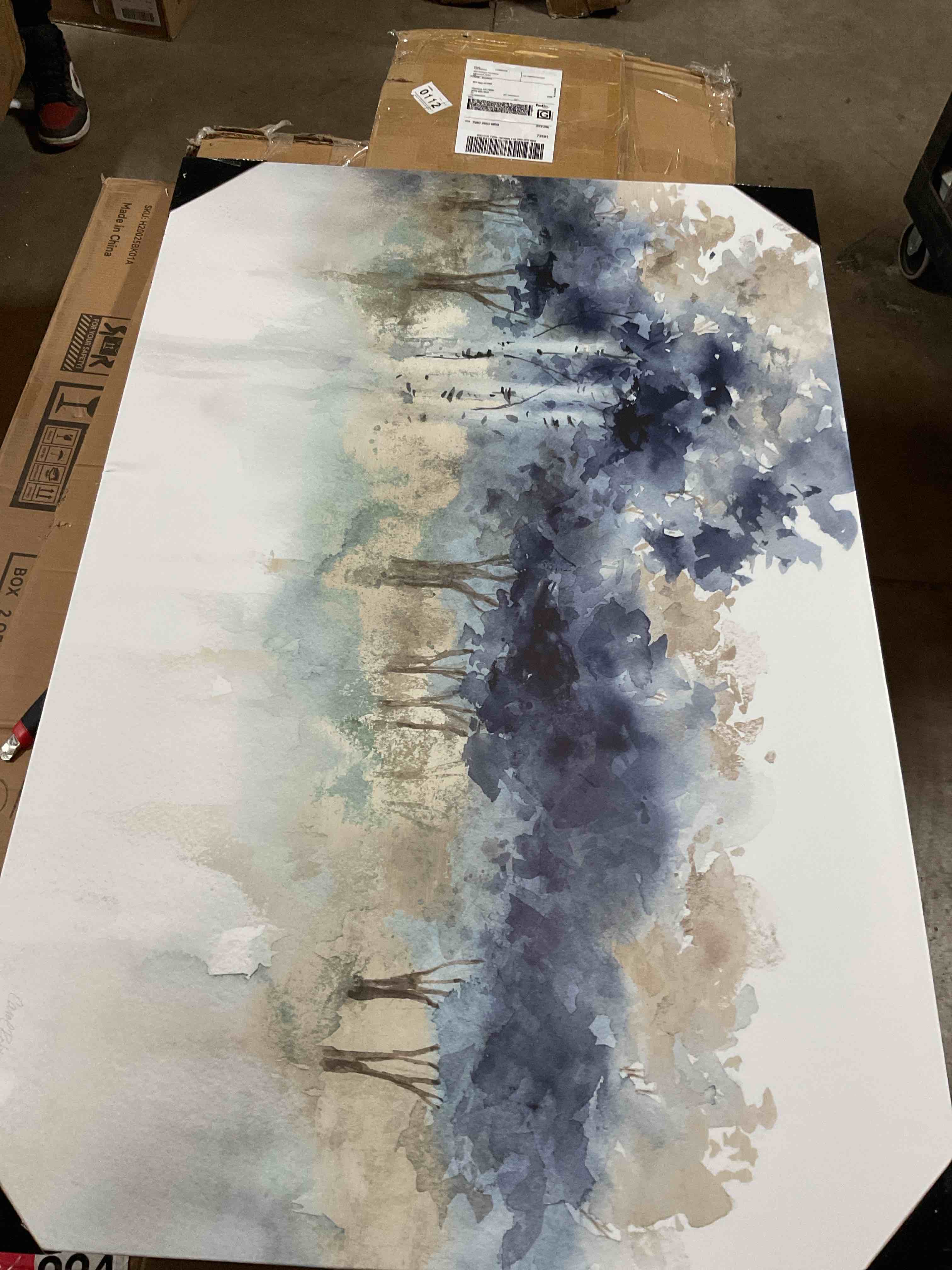 waters edge i - wrapped canvas print (48” x 32”)