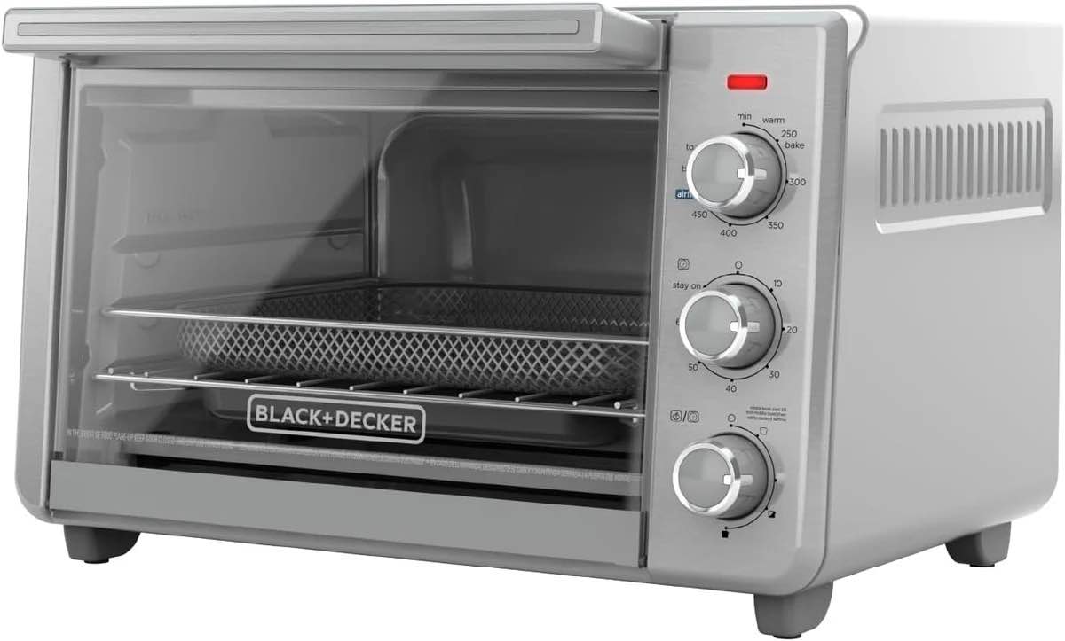 crisp n bake pro 6 slice air fryer toaster oven