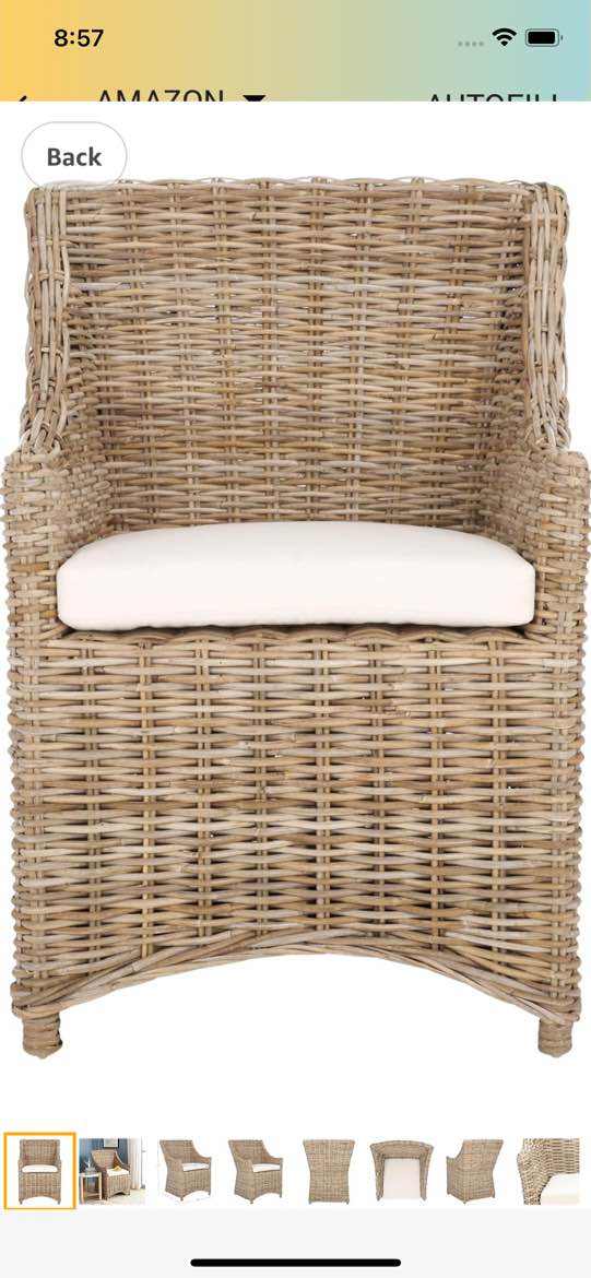 wicker chair