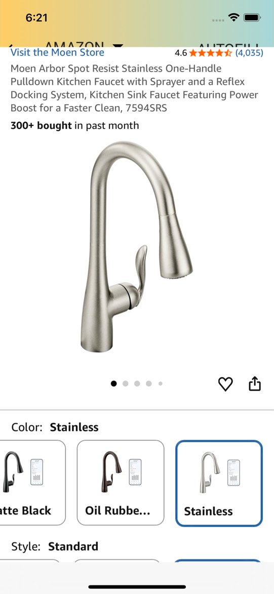 project source pull down kitchen faucet 