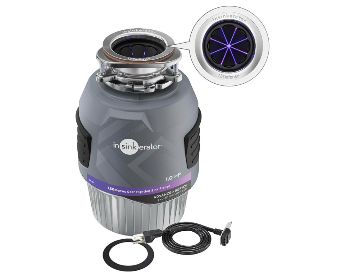 insinkerator badger 5xl garbage disposal, 1/2 hp, made in usa, standard series