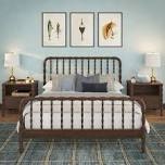 (“damaged”) (“Easy Repair”) Jenny Lind Spindle Solid Wood Bed (“damaged”) (“Easy Repair”)