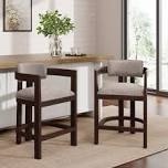 Evesham 26" Wood Upholstered Barstools