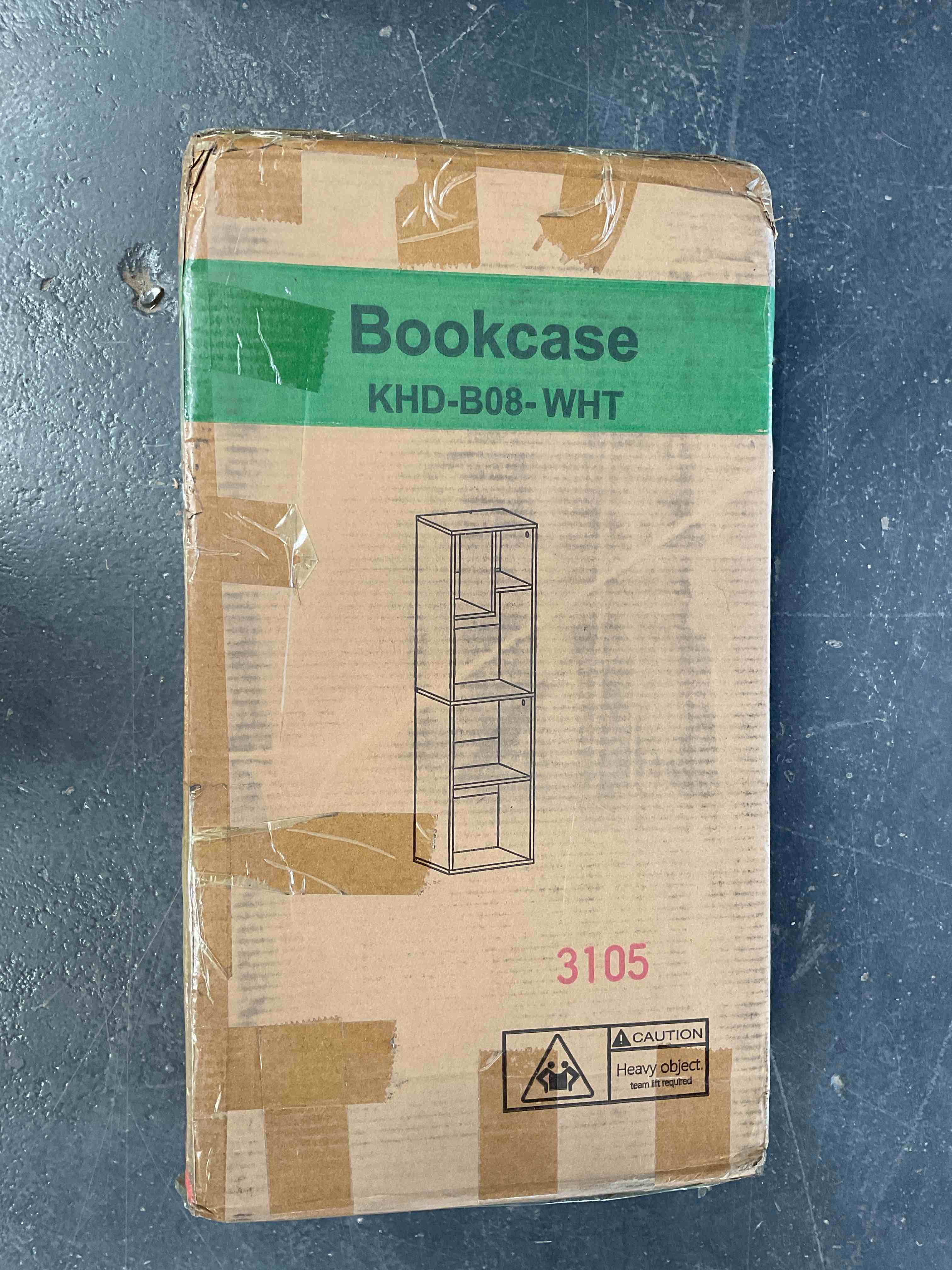 Condition photo showing Good Condition for white bookcase