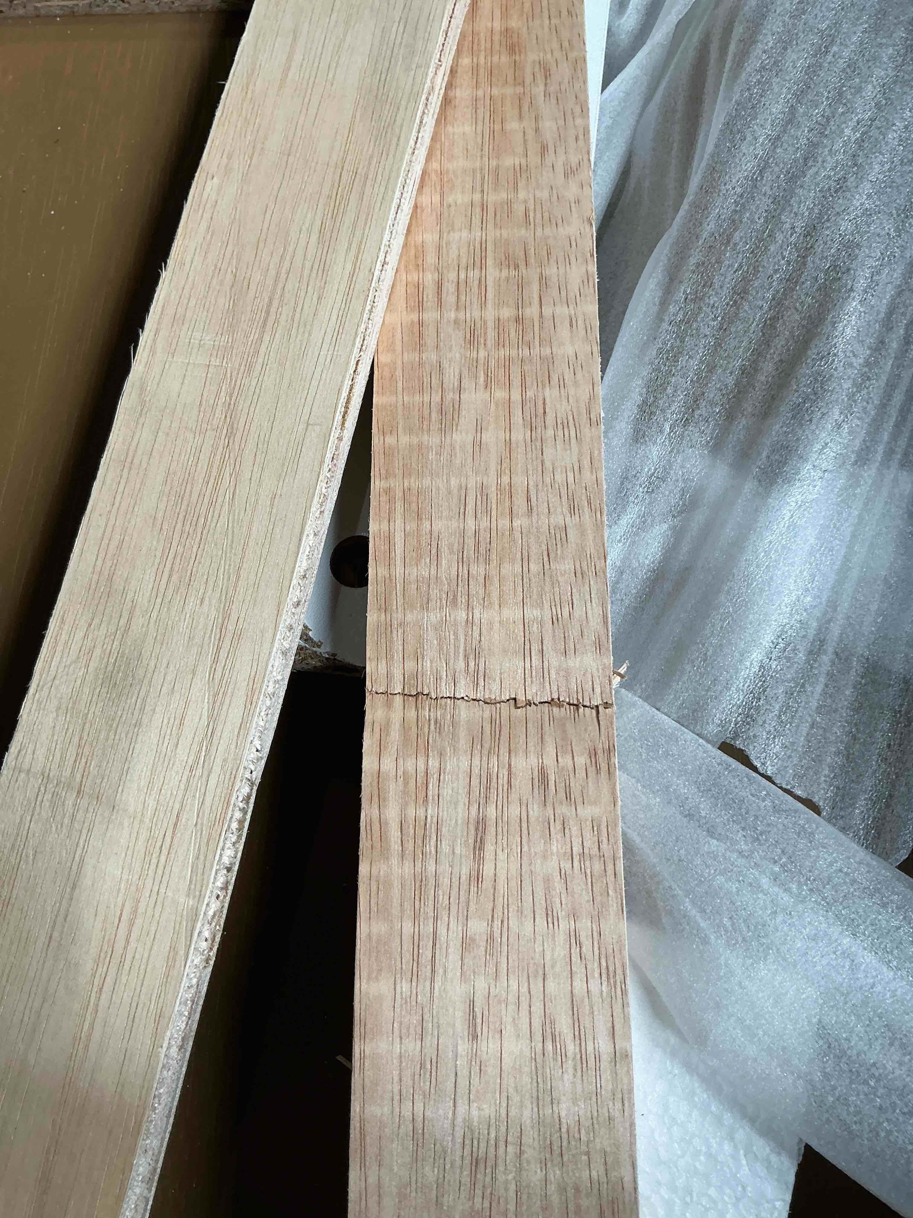 Condition photo showing As Is for not actual color, see photos nova 2 - drawer solid wood nightstand