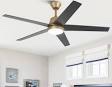 vaczon 52" 5 - blade modern ceiling fan with 3cct led lights and remote control