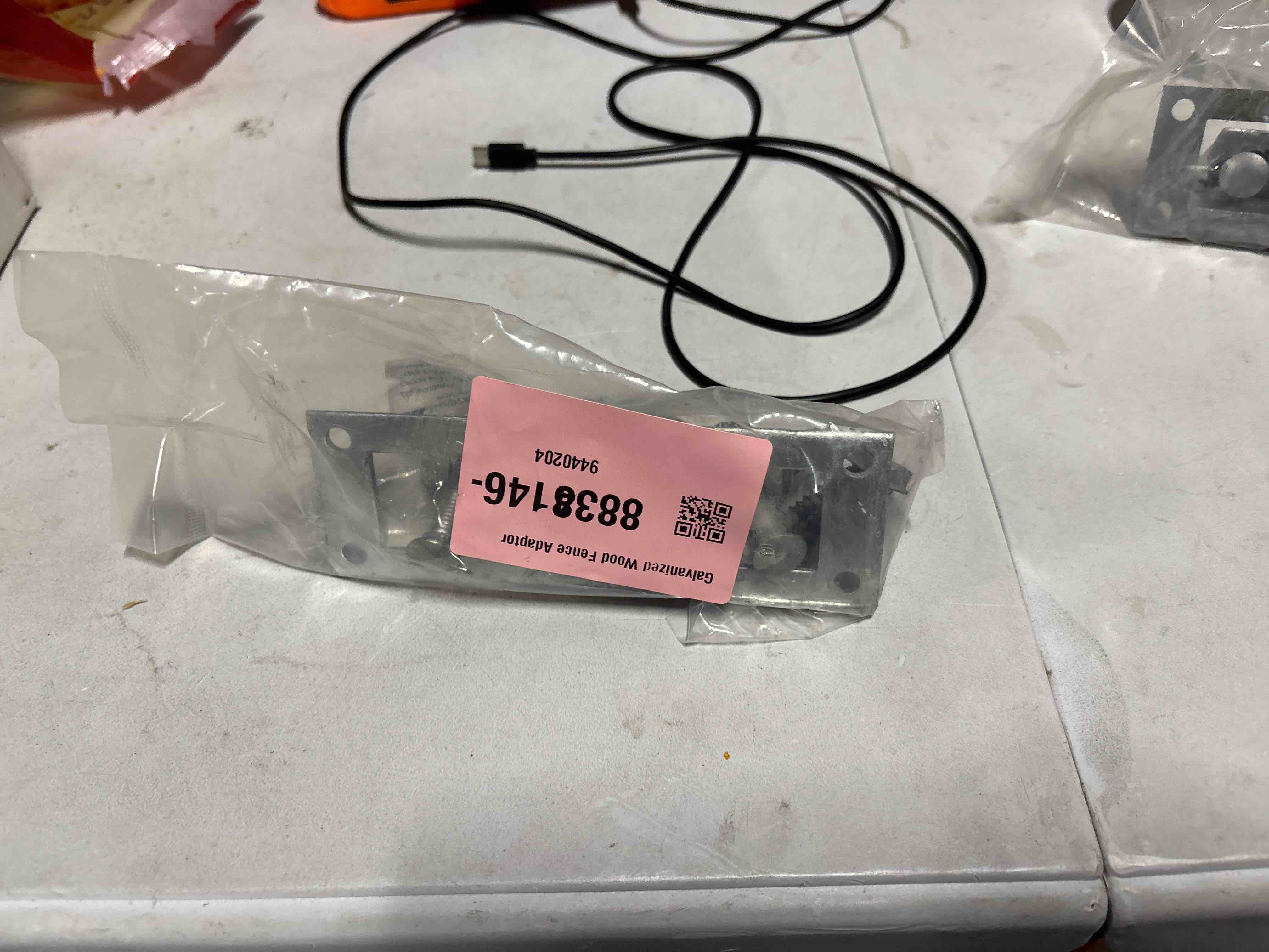 Condition photo showing Good Condition for Galvanized Wood Fence Adaptor