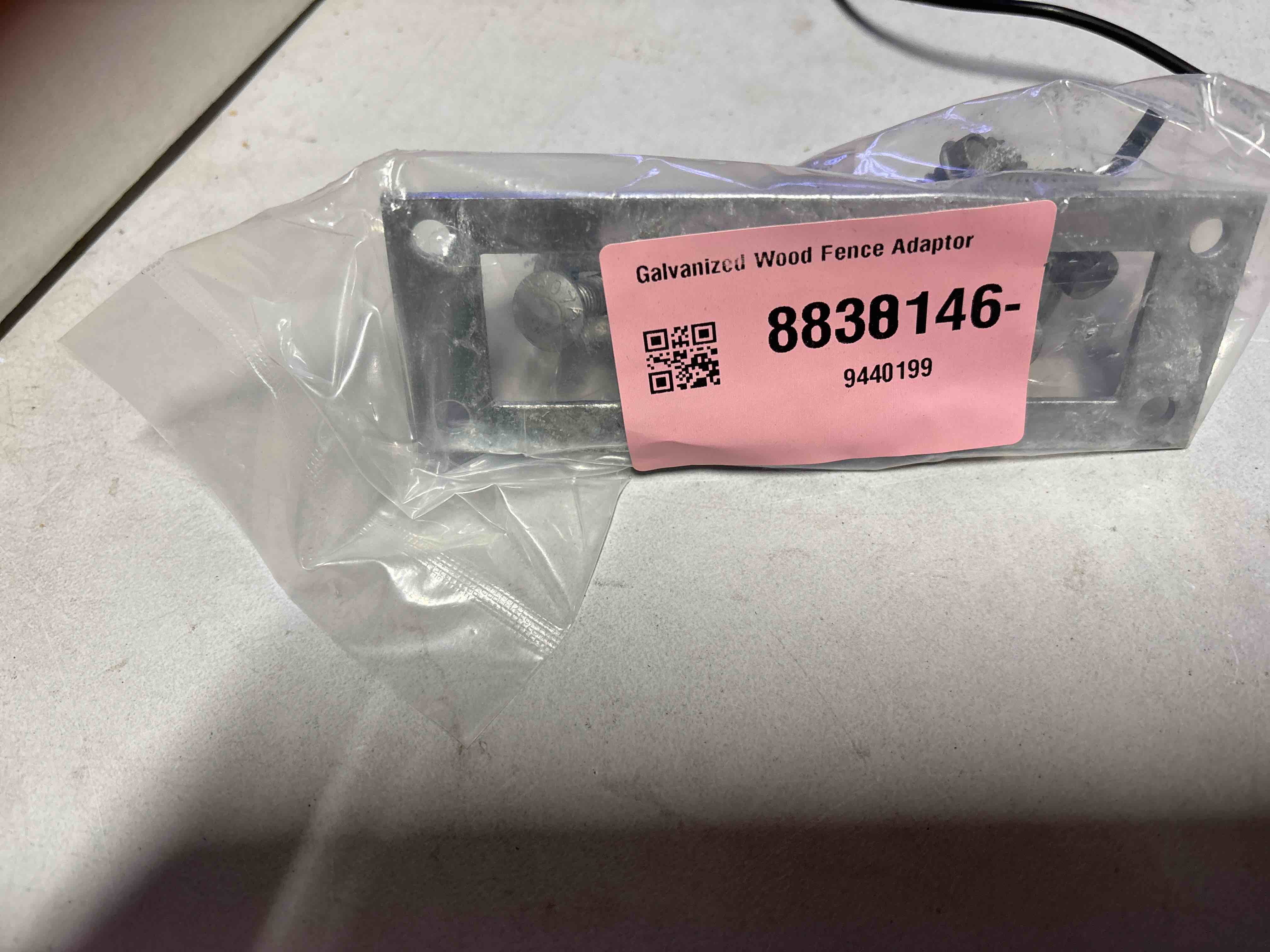 Condition photo showing Good Condition for Galvanized Wood Fence Adaptor