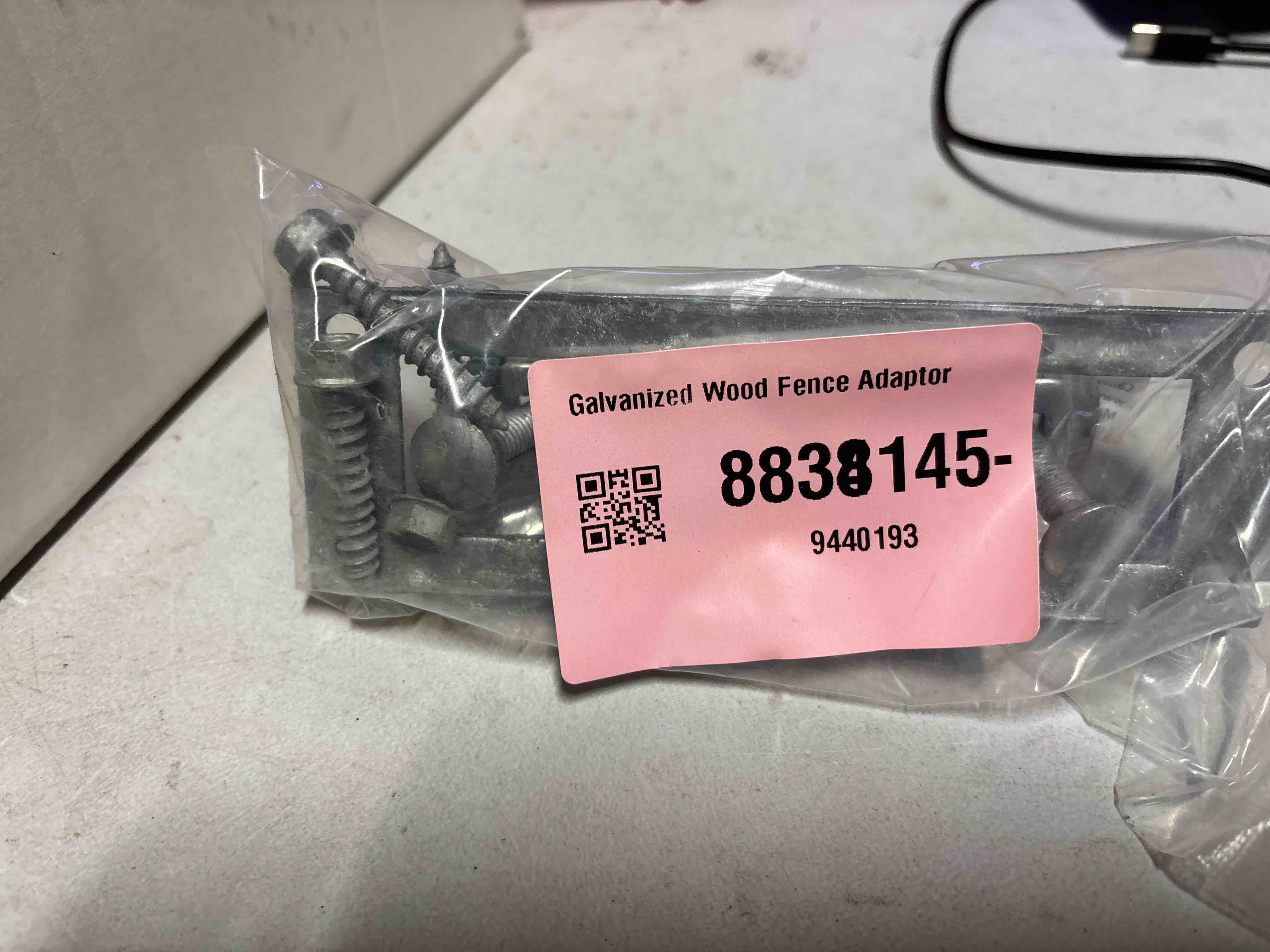 Condition photo showing Good Condition for Galvanized Wood Fence Adaptor